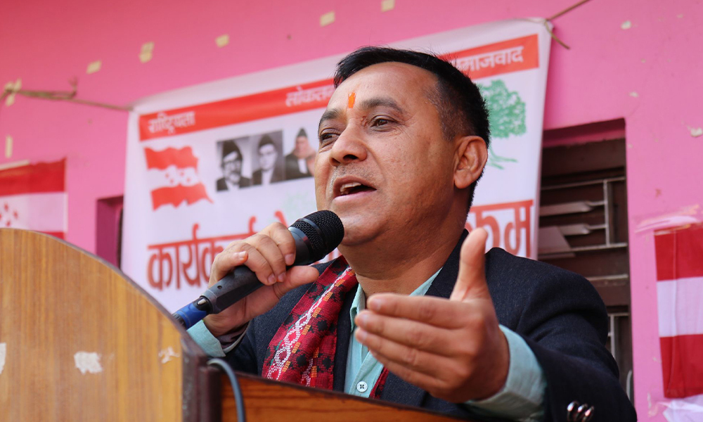 राष्ट्रपति कांग्रेसबाट भएको समाचार सुन्नुहुन्छ : विश्वप्रकाश शर्मा