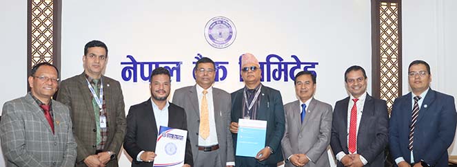 नेपाल बैंक र सिद्धि पोली प्याथ ल्याबबीच सम्झौता