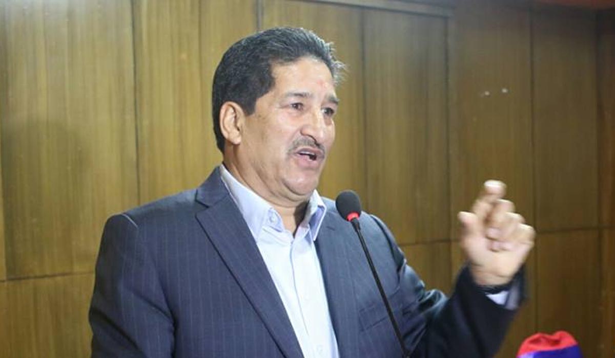एन्फाको साधारण सभामा गणेश थापालाई रोक