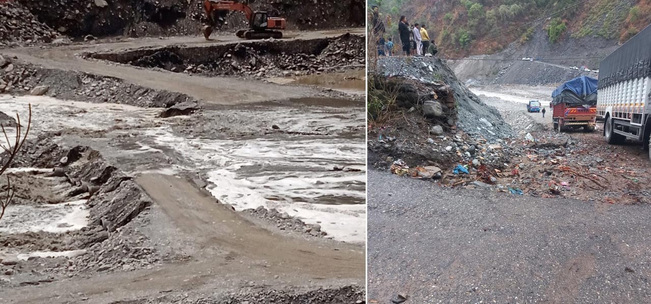 बाढीले मकवानपुरको हेटौंडा र काठमाडौं जोड्ने कान्ति लोकपथ सडक अवरुद्ध भएको छ